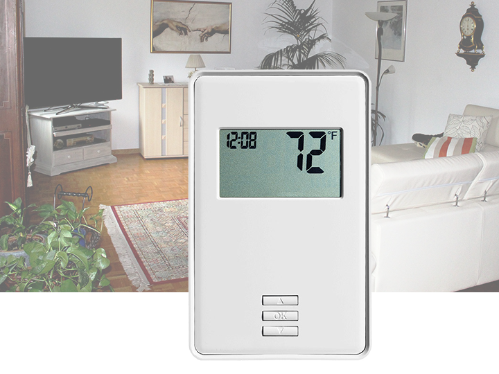 Non-Programmable Thermostat with Floor Sensor