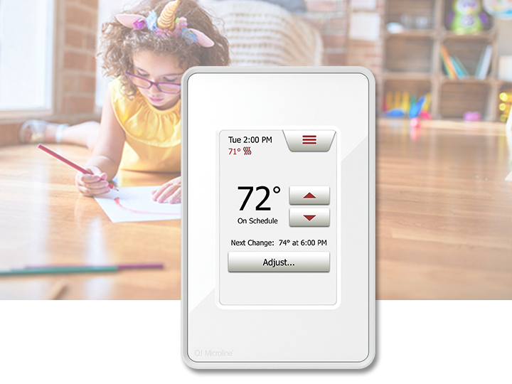 Touch Floor Sensing Professional Programmable Touch Screen WiFi Thermostat