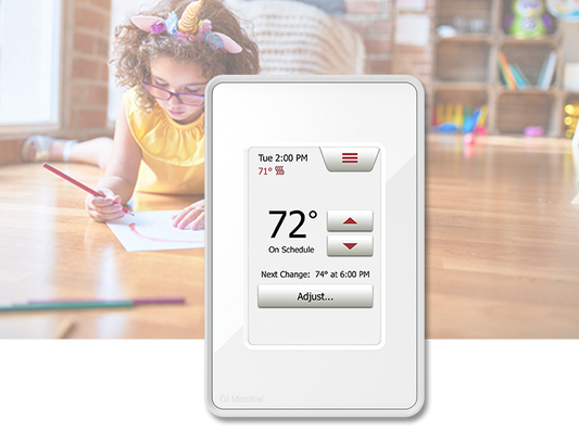 Touch Floor Sensing Professional Programmable Touch Screen WiFi Thermostat